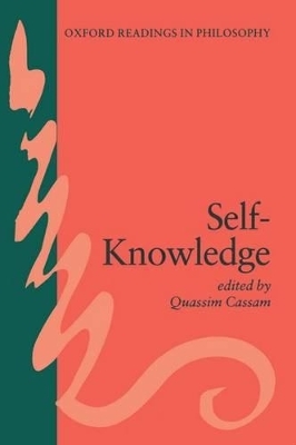 Self-Knowledge - Quassim Cassam