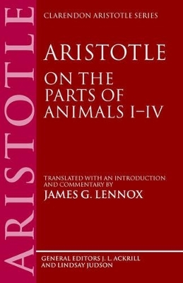 Aristotle: On the Parts of Animals - Aristotle