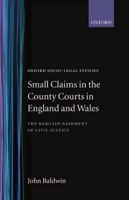 Small Claims in the County Courts in England and Wales - John Baldwin