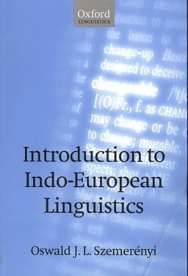 Introduction to Indo-European Linguistics - Oswald J. L. Szemer^D'enyi