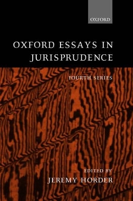 Oxford Essays in Jurisprudence: Fourth Series - Jeremy Horder