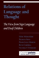 Relations of Language and Thought - Marc Marschark; Patricia Siple; Diane Lillo-Martin
