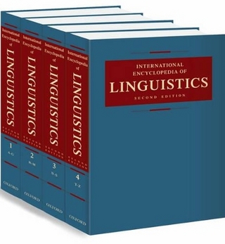 International Encyclopedia of Linguistics - William Frawley