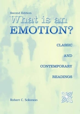 What is an Emotion? - Robert C. Solomon