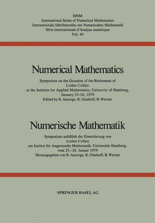 Numerical Mathematics / Numerische Mathematik - Ansorge; Glashoff; Werner