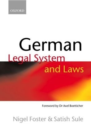 German Legal System and Laws - Nigel Foster, Satish Sule