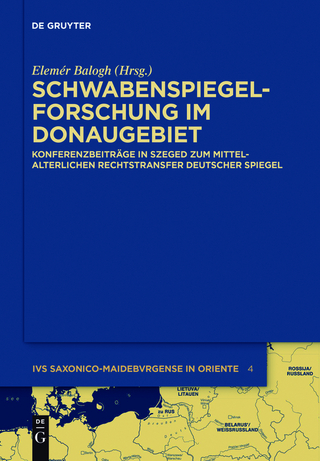Schwabenspiegel-Forschung im Donaugebiet - Elemér Balogh
