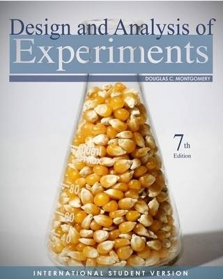 Design and Analysis of Experiments - Douglas C. Montgomery