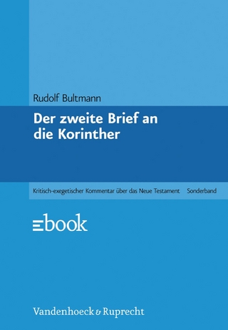Der zweite Brief an die Korinther - Rudolf Bultmann