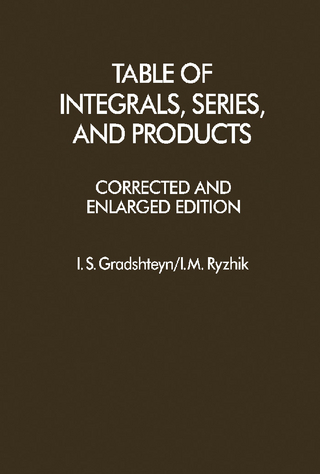 Table of Integrals, Series, and Products - I. S. Gradshteyn; I. M. Ryzhik