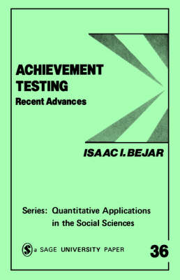 Achievement Testing - Isaac I. Bejar