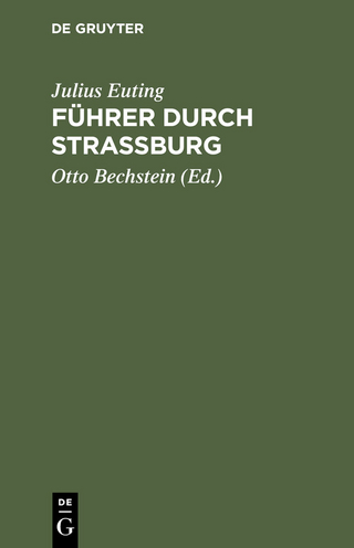 Führer durch Strassburg - Julius Euting; Otto Bechstein