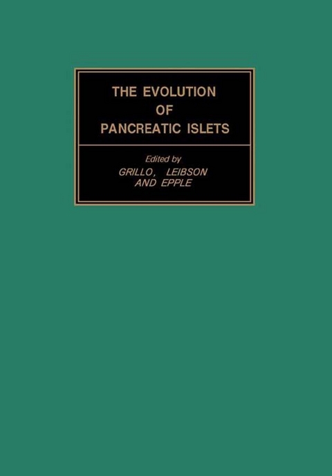 Evolution of Pancreatic Islets - 