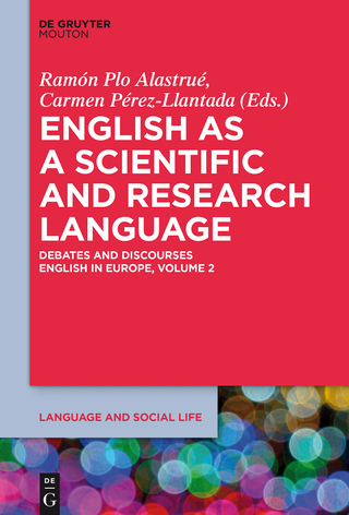 English as a Scientific and Research Language - Ramon Plo Alastrue; Carmen Perez-Llantada