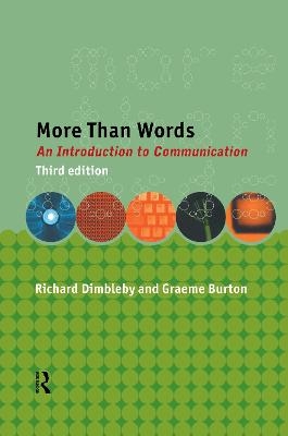 More Than Words - Graeme Burton; Richard Dimbleby