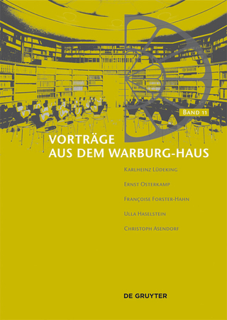 Vorträge aus dem Warburg-Haus - Uwe Fleckner; Margit Kern; Birgit Recki; Bruno Reudenbach; Cornelia Zumbusch