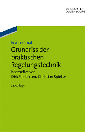 Grundriss der praktischen Regelungstechnik - Dirk Fabian; Christian Spieker; Erwin Samal