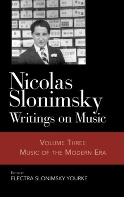 Nicolas Slonimsky: Writings on Music - Nicolas Slonimsky