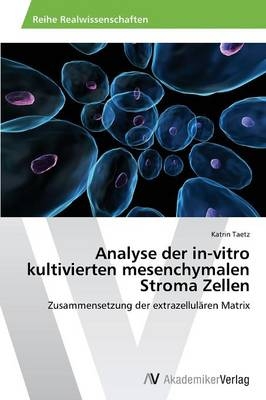 Analyse der in-vitro kultivierten mesenchymalen Stroma Zellen - Katrin Taetz