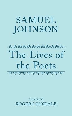 Samuel Johnson's Lives of the Poets - Roger Lonsdale