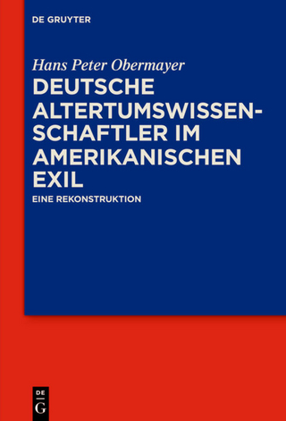 Deutsche Altertumswissenschaftler im amerikanischen Exil - Hans Peter Obermayer