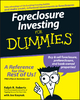 Foreclosure Investing For Dummies, - Ralph R. Roberts;  Joe Kraynak