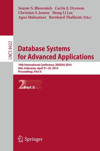 Database Systems for Advanced Applications - Sourav S. Bhowmick; Curtis Dyreson; Christian S. Jensen; Mong Li Lee; Agus Muliantara; Bernhard Thalheim