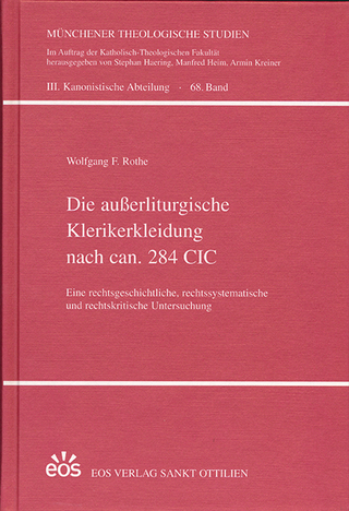 Die außerliturgische Klerikerkleidung nach can. 284 CIC - Wolfgang F Rothe