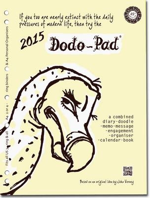 Dodo Pad A4 2/4 Ring/US Letter 3-Ring/Filofax-Compatible 2015 UNIVERSAL Diary Refill - Week to View Calendar Year Diary - Naomi McBride
