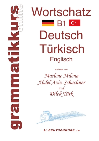 Wörterbuch Deutsch - Türkisch - Englisch Niveau B1 - Marlene Milena Abdel Aziz-Schachner; Dilek Türk