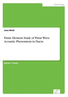 Finite Element Study of Plane Wave Acoustic Phenomena in Ducts - Juan Betts