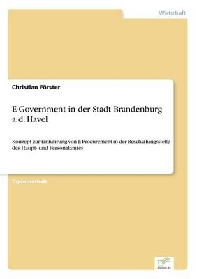 E-Government in der Stadt Brandenburg a.d. Havel - Christian FÃ¶rster