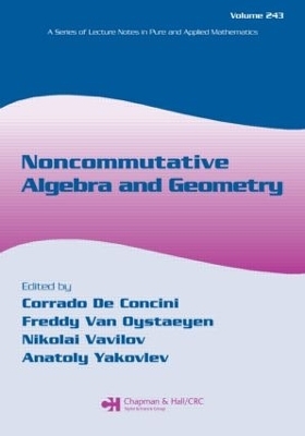 Noncommutative Algebra and Geometry - Corrado De Concini