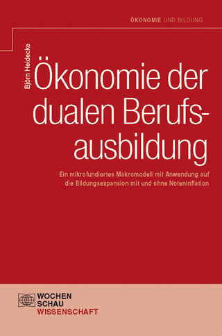 Ökonomie der dualen Berufsausbildung - Björn Heidecke