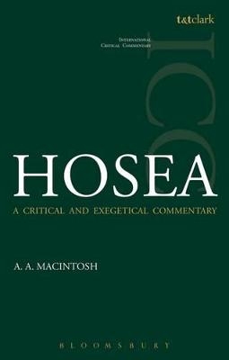 Hosea (ICC) - A.A. Macintosh