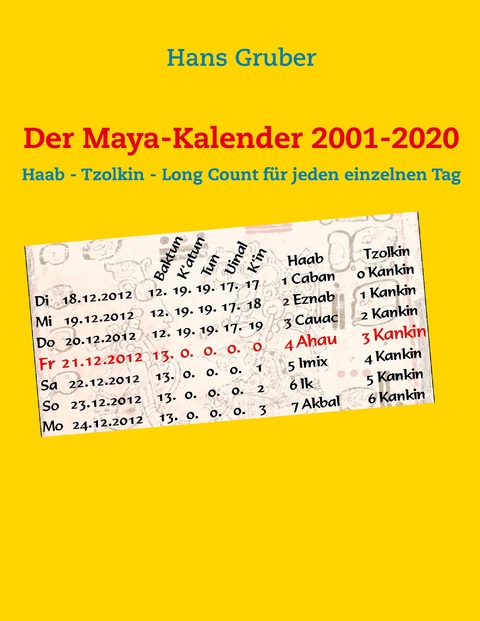 Der Maya-Kalender 2001-2020 - Hans Gruber