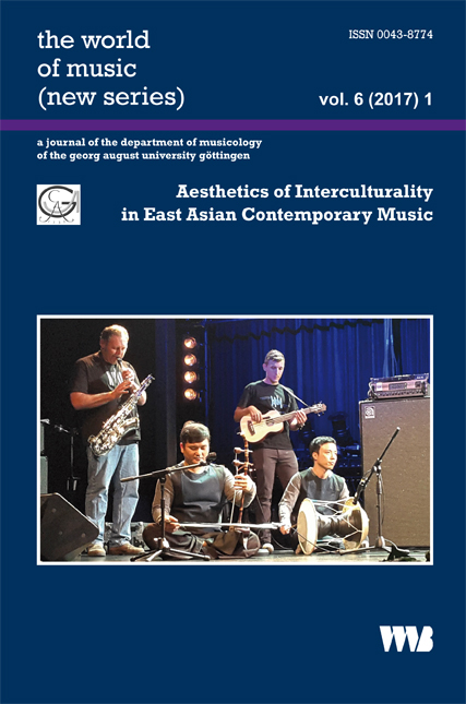 Aesthetics of Interculturality in East Asian Contemporary Music - 
