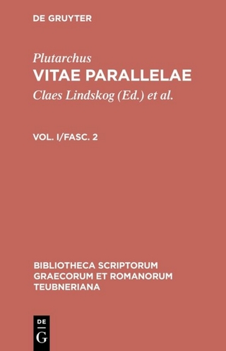 Plutarchus: Vitae parallelae / Vitae parallelae - Plutarchus; Claes Lindskog; Konrat Ziegler; Hans Gärtner