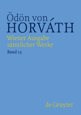 Ödön von Horváth: Wiener Ausgabe sämtlicher Werke / Jugend ohne Gott - Ödön von Horváth; Nicole Streitler-Kastberger