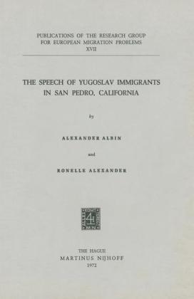 Speech of Yugoslav Immigrants in San Pedro, California - A. Albin; R. Alexander