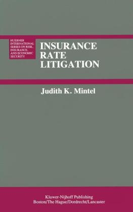 Insurance Rate Litigation - J.K. Mintel