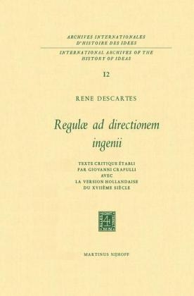 Regulae ad Directionem IngenII - Rene Descartes
