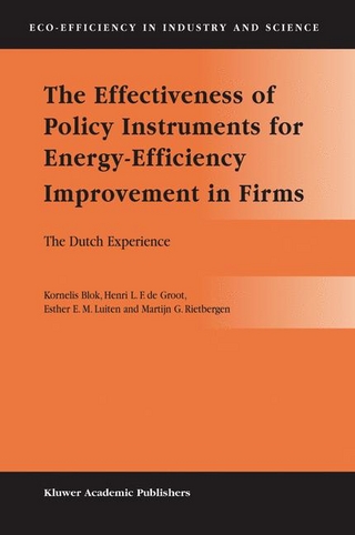 Effectiveness of Policy Instruments for Energy-Efficiency Improvement in Firms - Kornelis Blok; Henri L.F. de Groot; Esther E.M. Luiten; Martijn G. Rietbergen
