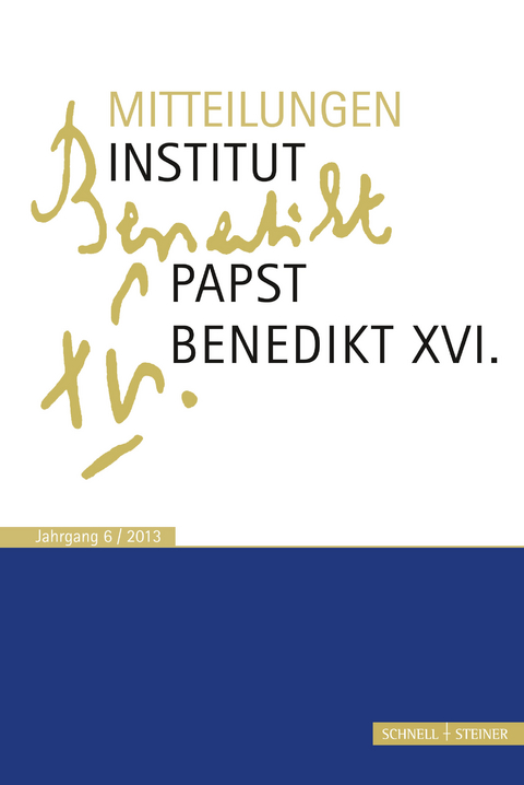 Mitteilungen Institut-Papst-Benedikt XVI. - 