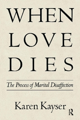 When Love Dies - Karen Kayser