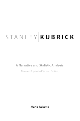Stanley Kubrick - Mario Falsetto