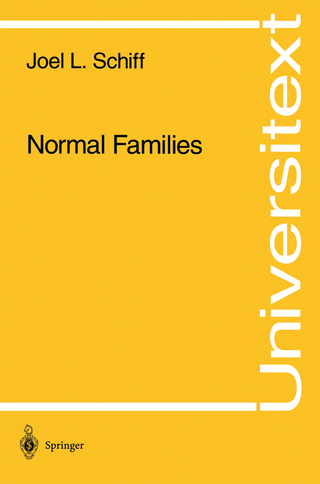 Normal Families - Joel L. Schiff