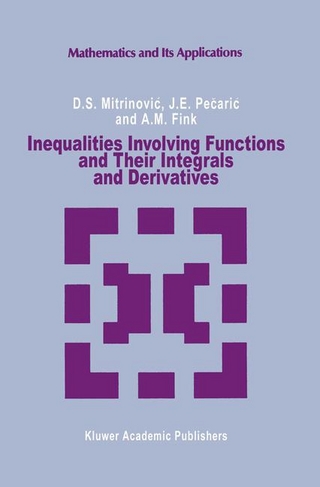 Inequalities Involving Functions and Their Integrals and Derivatives - A.M Fink; Dragoslav S. Mitrinovic; J. Pecaric