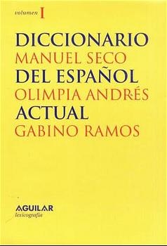 Diccionario Manuel Seco Del Espanol Actual - Gabino Ramos