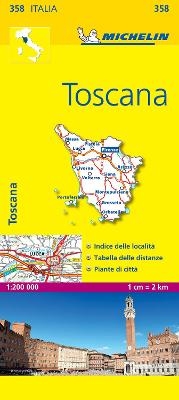 Toscana - Michelin Local Map 358 - Michelin